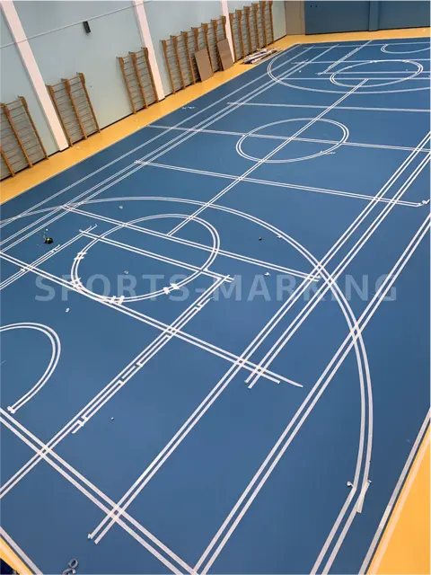 Разметка спортивной площадки — работа Sports-Marking