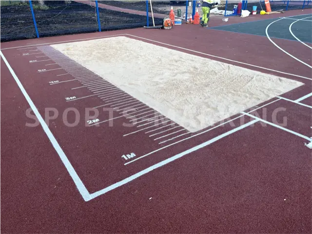 Разметка спортивной площадки — работа Sports-Marking