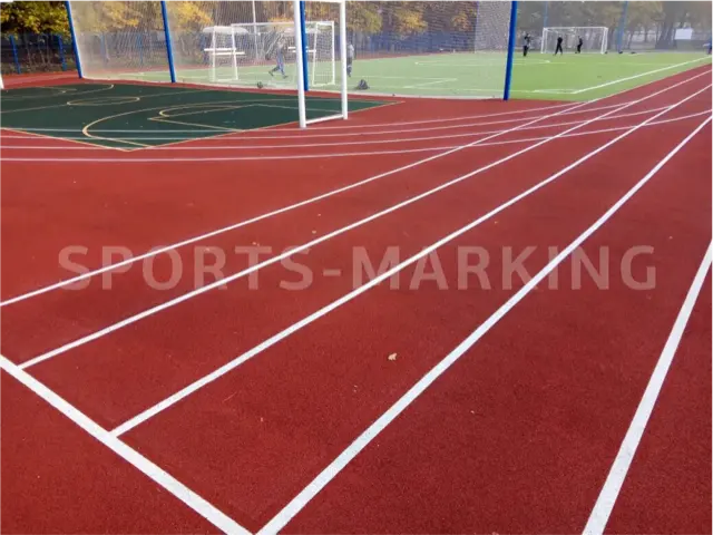 Разметка спортивной площадки — работа Sports-Marking