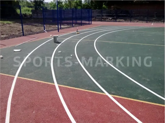 Разметка спортивной площадки — работа Sports-Marking