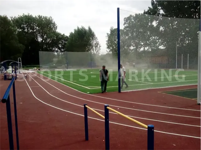 Разметка спортивной площадки — работа Sports-Marking