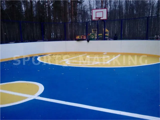 Разметка спортивной площадки — работа Sports-Marking