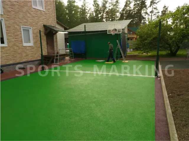 Разметка спортивной площадки — работа Sports-Marking