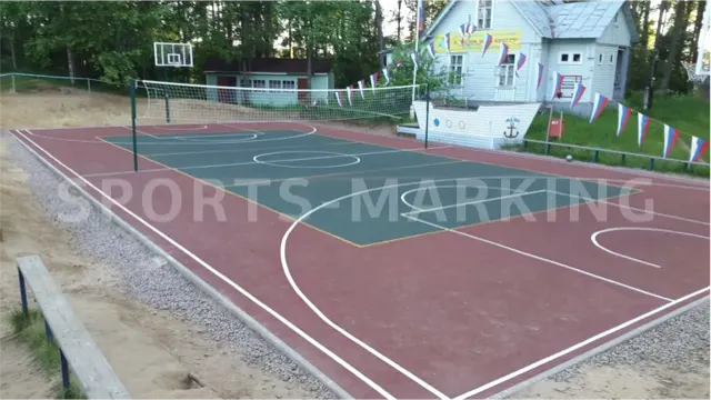 Разметка спортивной площадки — работа Sports-Marking